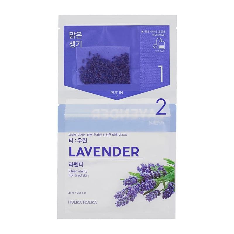 Instantly Brewing Tea Bag Mask - Lavender