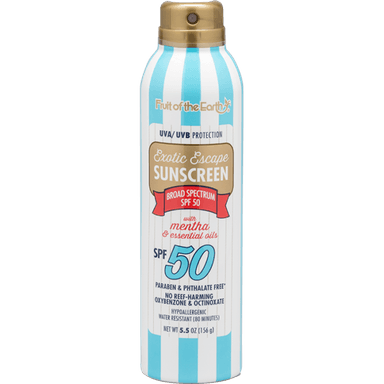 Sunscreen With Mentha And Essential Oils SPF 50 Spray