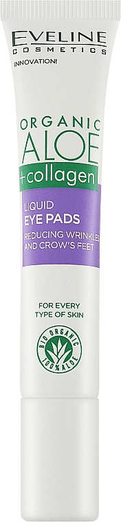 Organic Aloe + Collagen Liquid Eye Pads
