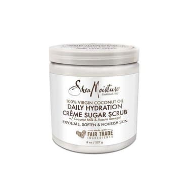 100% Virgin Coconut Oil Coconut Daily Hydration Creme Sugar Scrub