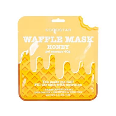 Waffle Mask Honey - 40G Gel Essence + Breathable Weaved Sheet
