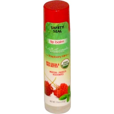 Organic Lip Balm, Raspberry Mint