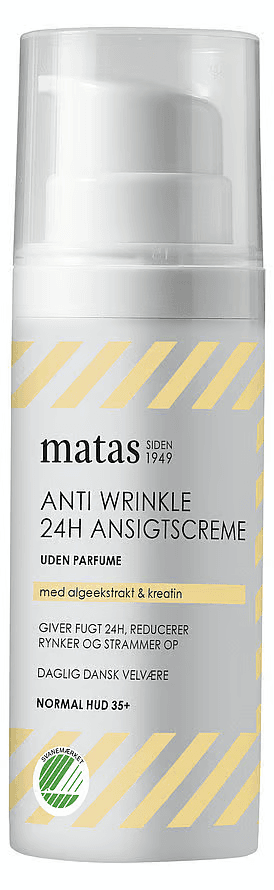 Anti Wrinkle 24H Ansigtscreme til Normal Hud Uden Parfume