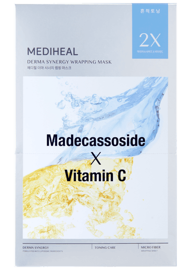 Derma Synergy Wrapping Mask Toning Madecassoside + Vitamin C