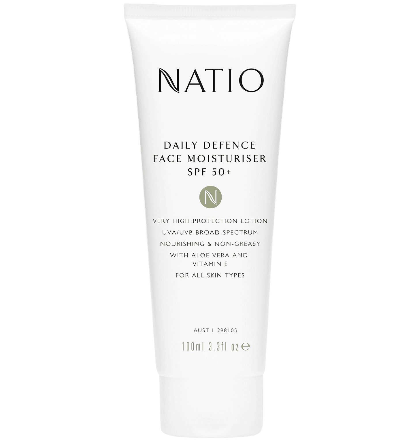 Daily Defence Face Moisturiser SPF 50+