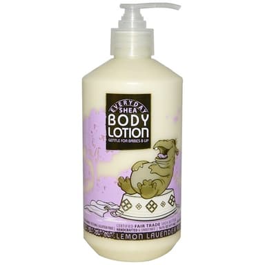 Everyday Shea, Body Lotion, Gentle for Babies On Up, Lemon-Lavender
