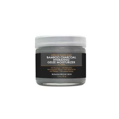 African Black Soap Bamboo Charcoal Gelee Moisturizer