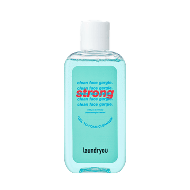 Clean Face Gargle Gel-to-Foam Cleanser Strong