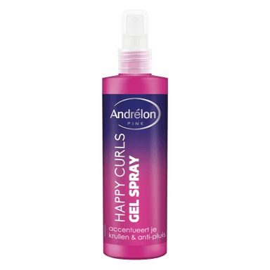 Pink Happy Curls Gel Spray 