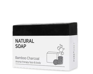  Bamboo Charcoal Natural Soap