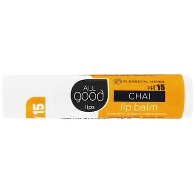 All Good Lip, Lip Balm, SPF 15, Chai