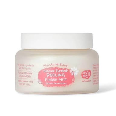 Organic Flowers Peeling Finger Mitt : Moisture Care
