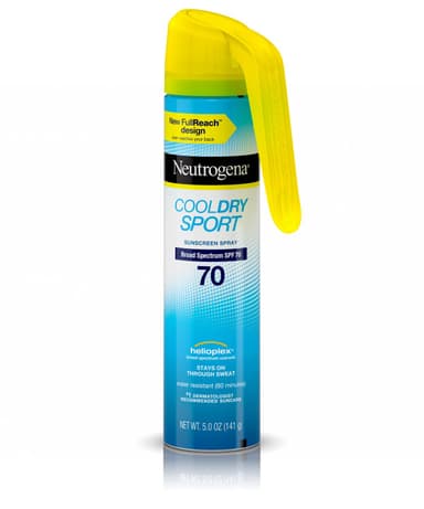 Cool Dry Sport Water-Resistant Sunscreen Spray, SPF 70