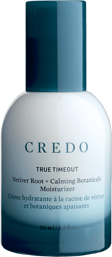 True Timeout Vetiver Root + Calming Botanicals Moisturizer for Sensitive Skin