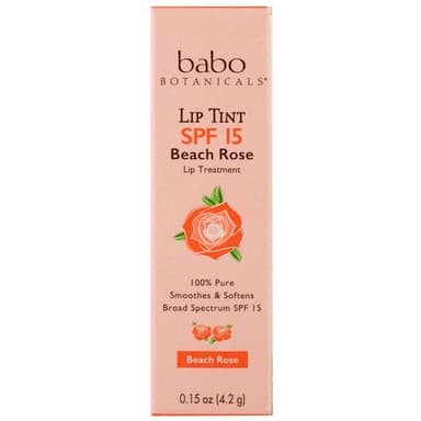 Lip Tint Balm, SPF 15, Beach Rose