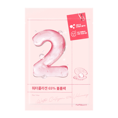No.2 Water Collagen 65% Voluming Sheet Mask