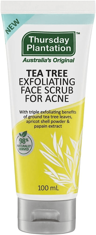 Tea Tree Exfoliating Face Scrub For Acne
