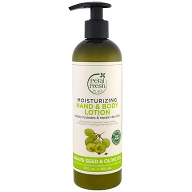 Pure, Moisturizing Hand & Body Lotion, Grape Seed & Olive Oil