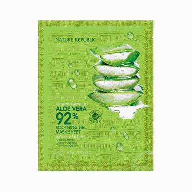 Soothing & Moisture Aloe Vera 92% Soothing Gel Mask Sheet