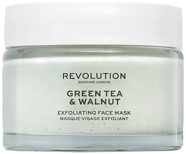 Green Tea & Walnut Exfoliating Face Mask