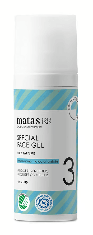 Special Face Gel til Uren Hud Uden Parfume