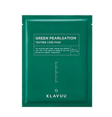 Green Pearlsation Teatree Care Mask