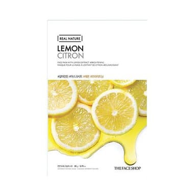 Real Nature Lemon Face Mask