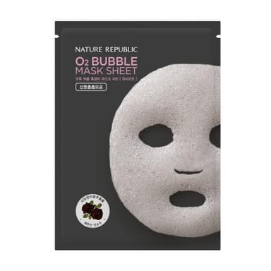 O2 Bubble Black Rose Mask Sheet