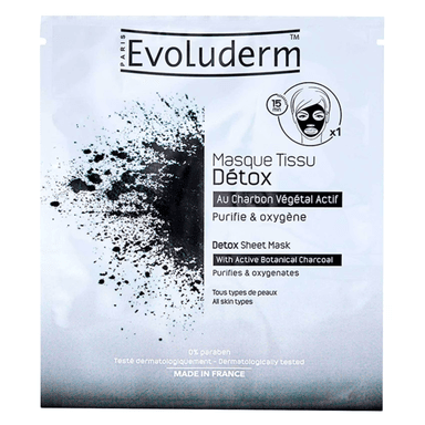 Detox Sheet Mask with Active Botanical Charcoal