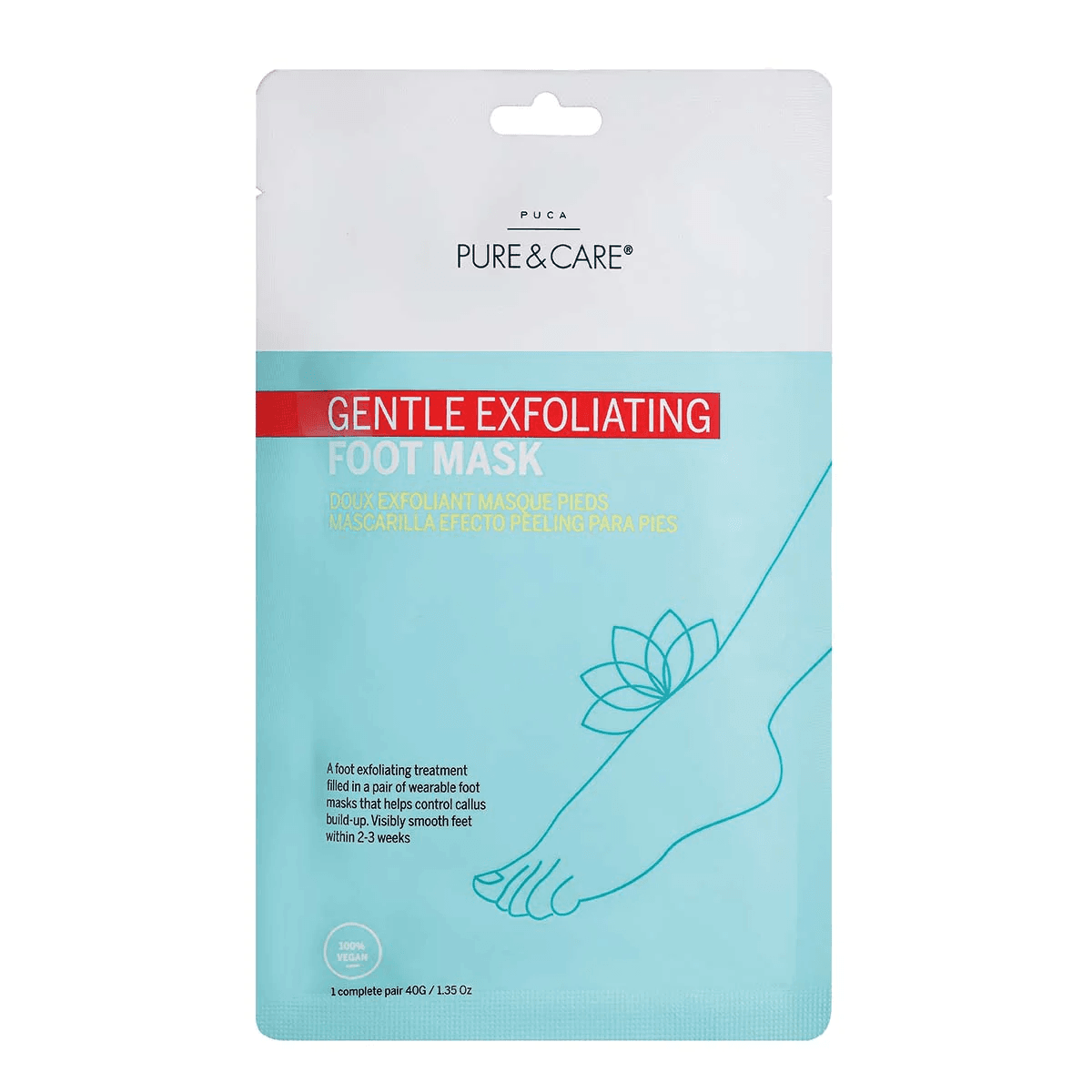 Gentle Exfoliating Foot Mask