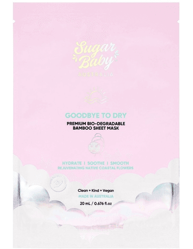 Goodbye To Dry Premium Bio-Degradable Bamboo Sheet Mask