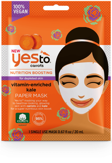Vitamin-Enriched Kale Paper Mask