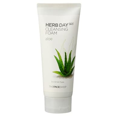 HERB DAY 365 CLEANSING FOAM ALOE