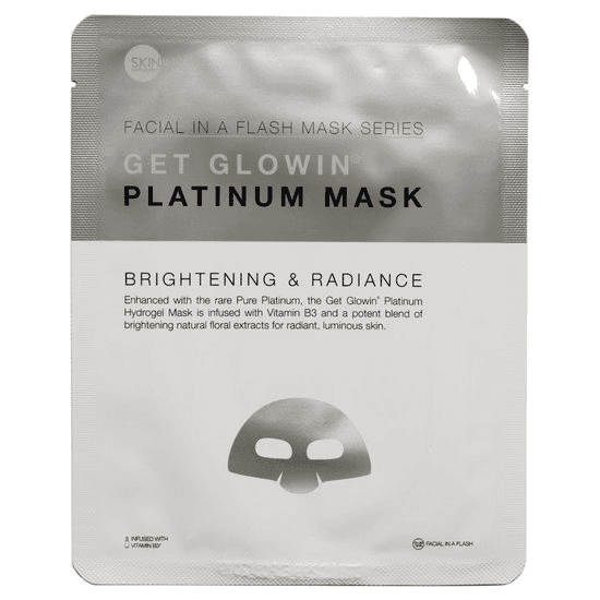 Facial In-A-Flash Get Glowin Platinum Mask