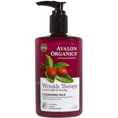 Wrinkle Therapy, With Coq10 & Rosehip, Cleansing Milk