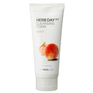 HERB DAY 365 CLEANSING FOAM PEACH