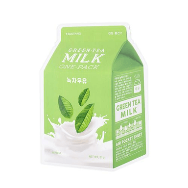 Green Tea Milk Sheet Mask (Soothing)