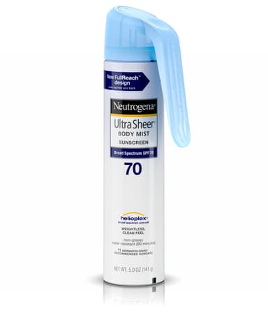 Ultra Sheer Lightweight Sunscreen Spray, SPF 70