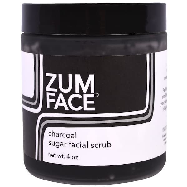 Zum Face, Charcoal Sugar Facial Scrub