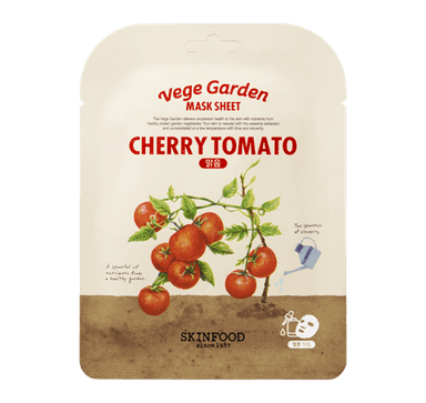 Vege Garden Cherry Tomato Mask Sheet