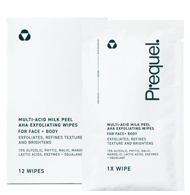 Multi-acid Milk Peel Wipes Aha Exfoliating Wipes For Face + Body