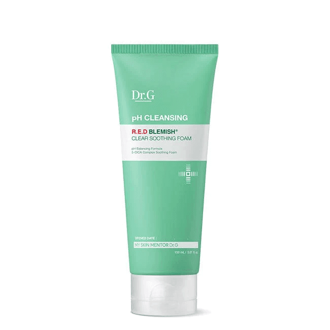 pH Cleansing Red Blemish Clear Soothing Foam