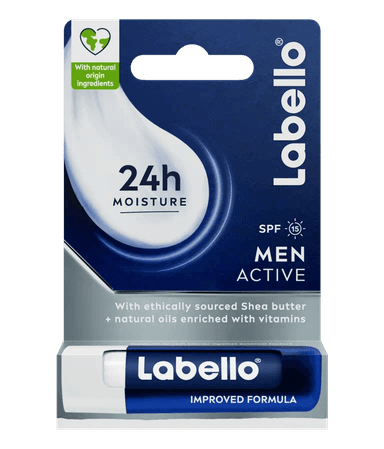 24h Moisture Lip Balm Men Active