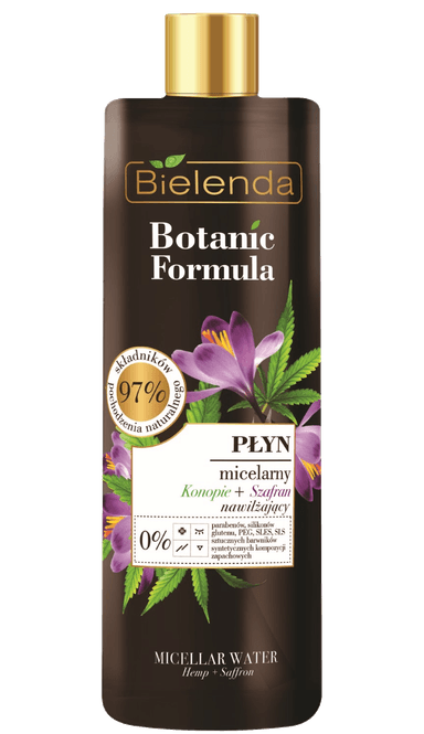Botanic Formula Hemp Oil + Saffron Moisturizing Micellar Water