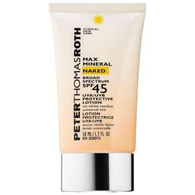 Max Mineral Naked Broad Spectrum SPF 45 Lotion
