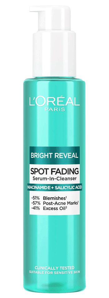 Bright Reveal Spot Fading Serum-In-Cleanser with Niacinamide and Salicylic Acid