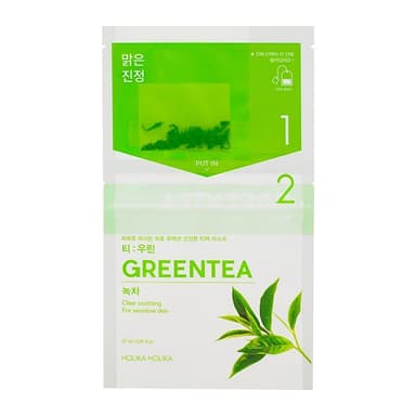 Instantly Brewing Tea Bag Mask - Green Tea