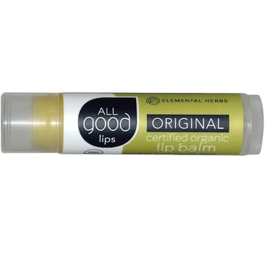 All Good Lips, Certified Organic Lip Balm, Original