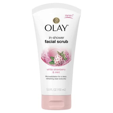 Olay White Strawberry & Mint In-Shower Facial Scrub