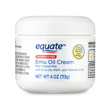 Emu Oil Cream Blue Topical Rub Body Moisturizer